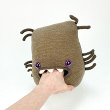 Load image into Gallery viewer, Flip the handmade plush sweater my friend monster™