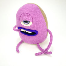 Load image into Gallery viewer, Snix the handmade plush sweater monster