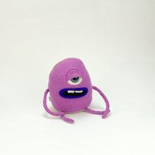 Load image into Gallery viewer, Snix the handmade plush sweater monster