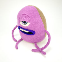 Load image into Gallery viewer, Snix the handmade plush sweater monster