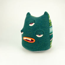 Load image into Gallery viewer, Allan the three-eyed handmade plush monster