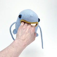 Load image into Gallery viewer, Steve the plush handmade monster stuffed animal