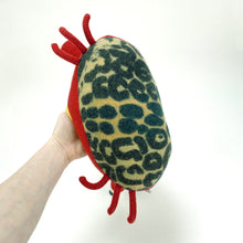 Load image into Gallery viewer, Bonk! the red handmade tentacle eyed monster by my friend monster™