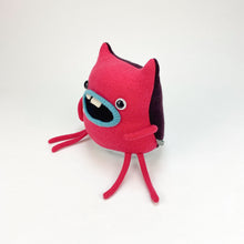 Load image into Gallery viewer, Trix the handmade stuffed monster plush