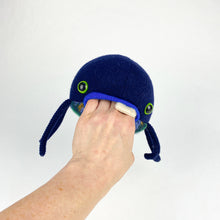 Load image into Gallery viewer, Slimy the my friend monster handmade stuffed animal plush