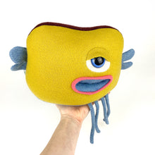 Load image into Gallery viewer, Sherry the plush friendly handmade monster stuffy
