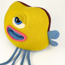 Load image into Gallery viewer, Sherry the plush friendly handmade monster stuffy

