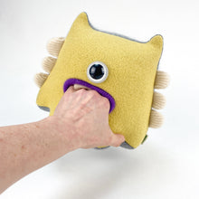 Load image into Gallery viewer, Toby the plush friendly monster
