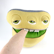 Load image into Gallery viewer, Marco the my friend monster™ plush zipper mouth sweater stuffed animal