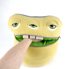 Load image into Gallery viewer, Marco the my friend monster™ plush zipper mouth sweater stuffed animal