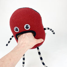 Load image into Gallery viewer, Zoodle the handmade stuffed monster plush

