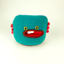 Load image into Gallery viewer, Ellis the handmade plush monster