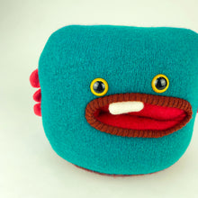 Load image into Gallery viewer, Ellis the handmade plush monster