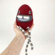 Load image into Gallery viewer, Brutus the handmade plush monster