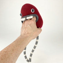 Load image into Gallery viewer, Brutus the handmade plush monster