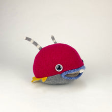 Load image into Gallery viewer, Fritter the handmade plush monster