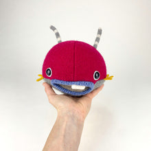 Load image into Gallery viewer, Fritter the handmade plush monster