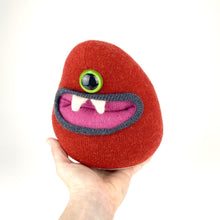 Load image into Gallery viewer, Lonnie the handmade plush monster