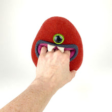 Load image into Gallery viewer, Lonnie the handmade plush monster