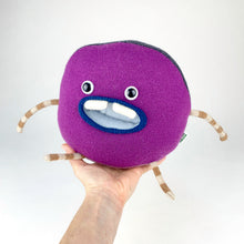 Load image into Gallery viewer, Kenneth the handmade plush monster