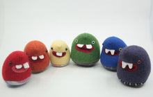 Load image into Gallery viewer, Tooth fairy pillow monster with coin pocket mouth