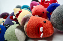 Load image into Gallery viewer, Tooth fairy pillow monster with coin pocket mouth