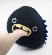 Load image into Gallery viewer, angora fluffy black monster plush toy
