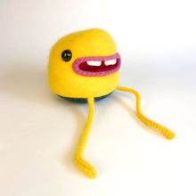 Load image into Gallery viewer, Snookums the fluffy yellow angora monster