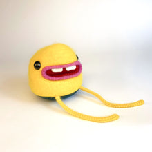 Load image into Gallery viewer, Snookums the fluffy yellow angora monster