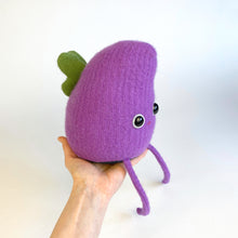 Load image into Gallery viewer, Poppy the plush monster with butterfly wings