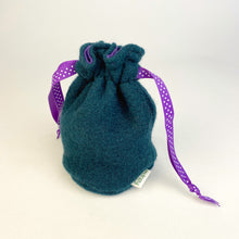 Load image into Gallery viewer, green my friend monster™ drawstring cyclops DnD dice bag