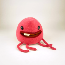 Load image into Gallery viewer, Timmy the pink plush friendly monster