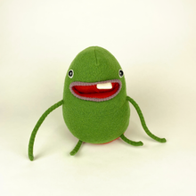 Load image into Gallery viewer, Adam the handmade stuffed monster plush