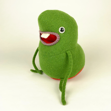 Load image into Gallery viewer, Adam the handmade stuffed monster plush