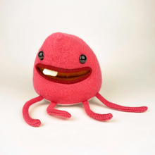 Load image into Gallery viewer, Timmy the pink plush friendly monster