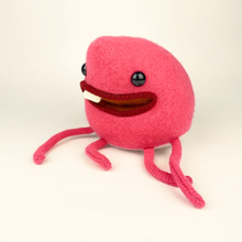 Load image into Gallery viewer, Timmy the pink plush friendly monster