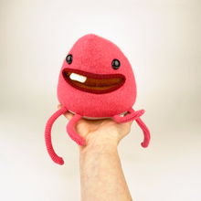 Load image into Gallery viewer, Timmy the pink plush friendly monster