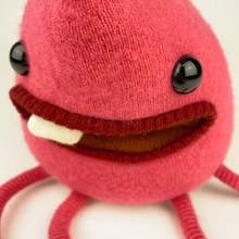 Load image into Gallery viewer, Timmy the pink plush friendly monster