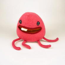 Load image into Gallery viewer, Timmy the pink plush friendly monster