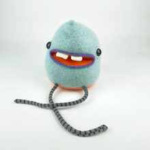Load image into Gallery viewer, Damien the fuzzy plush handmade monster stuffy