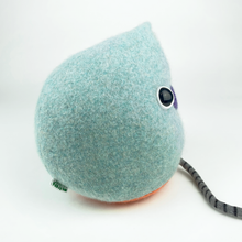 Load image into Gallery viewer, Damien the fuzzy plush handmade monster stuffy