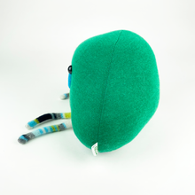 Load image into Gallery viewer, Warble the green plush friendly monster
