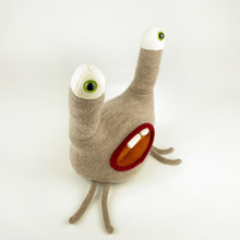 Load image into Gallery viewer, Jimmy the tentacle eyed plush friendly monster