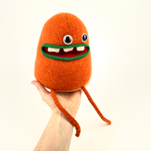 Load image into Gallery viewer, Isaac the handmade stuffed monster plush