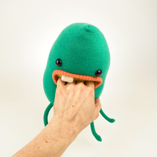 Load image into Gallery viewer, Harvey the handmade stuffed monster plush toy