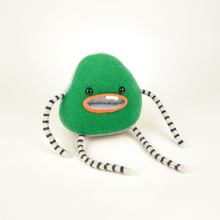 Load image into Gallery viewer, Ajax the handmade stuffed monster plush