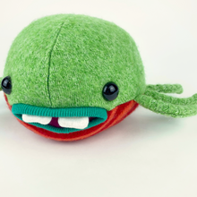 Load image into Gallery viewer, Snort the handmade stuffed monster plush