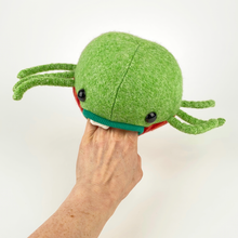 Load image into Gallery viewer, Snort the handmade stuffed monster plush