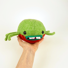Load image into Gallery viewer, Snort the handmade stuffed monster plush