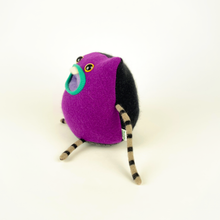 Load image into Gallery viewer, Waffles the handmade plush sweater monster